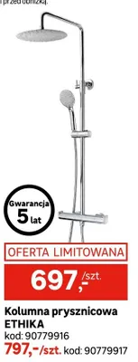 Kolumna prysznicowa ETHIKA promocja w Leroy Merlin