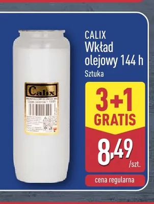 Wkład olejowy 144h Calix promocja w Aldi