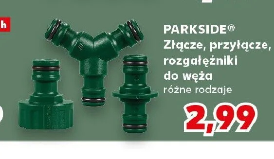 Rozgałęźnik do węża PARKSIDE promocja w Kaufland