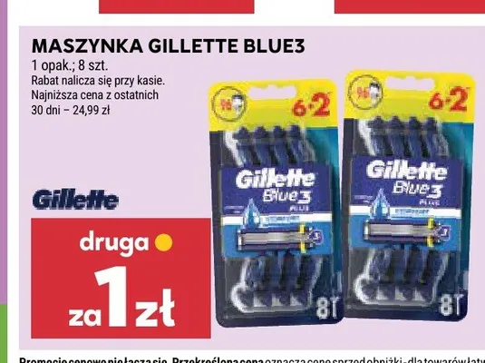 Maszynka do golenia Gillette Blue3 Comfort 8-pak promocja w Stokrotka