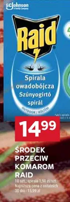 Środek przeciw komarom spirala owadobójcza promocja w Stokrotka