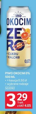 Piwo bezalkoholowe Okocim promocja w Selgros