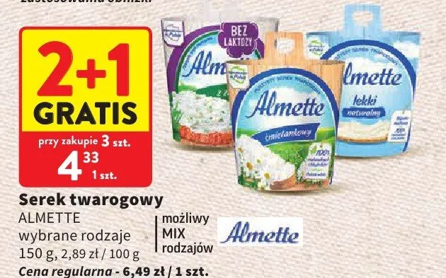 Serek twarogowy promocja w Intermarche