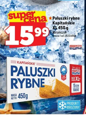 Paluszki rybne Kapitańskie XL Abramczyk promocja w TOPAZ