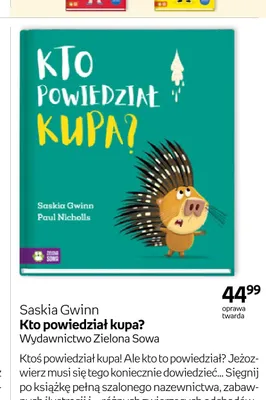 Książka Kto powiedział kupa? promocja w Empik