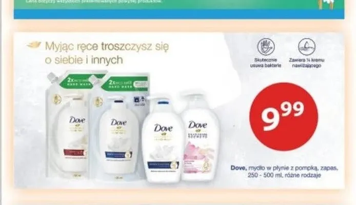 Mydło w płynie Dove promocja w Drogerie Laboo