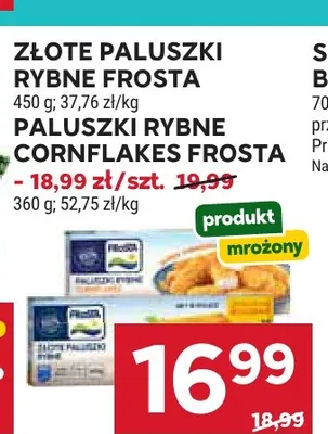 Złote paluszki rybne Frosta promocja w Stokrotka