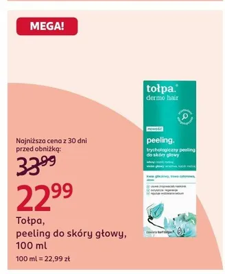 Peeling do skóry głowy promocja w Rossmann