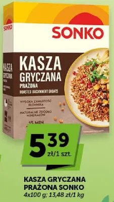 Kasza gryczana prażona promocja w Groszek