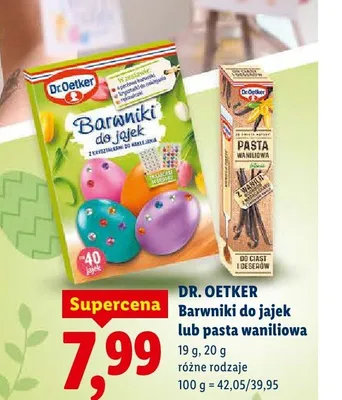 Barwniki do jajek promocja w Lidl