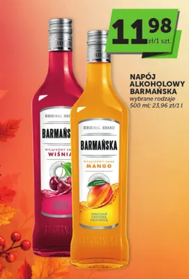 Napój alkoholowy Barmańska Mango promocja w ABC