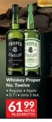 Whiskey Proper No. Twelve promocja w Makro