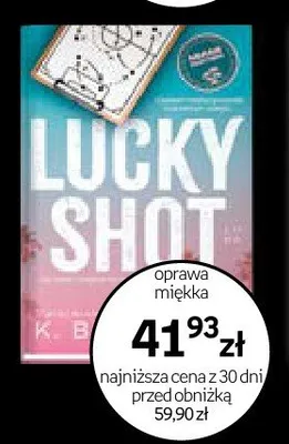 Książka Lucky Shot promocja w Empik