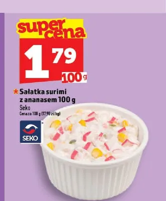 Sałatka surimi z ananasem Seko 100g promocja w TOPAZ