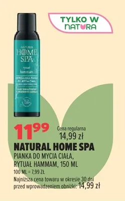 Pianka do mycia ciała Rytuał Hammam Natural Home Spa promocja w Drogerie Natura