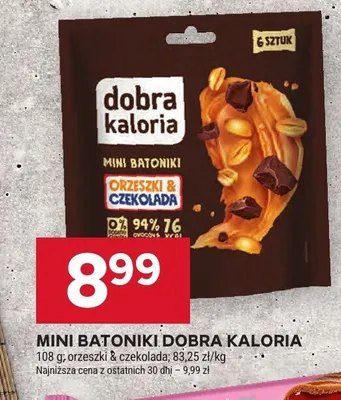 Mini batoniki Dobra Kaloria czekolada promocja w Stokrotka