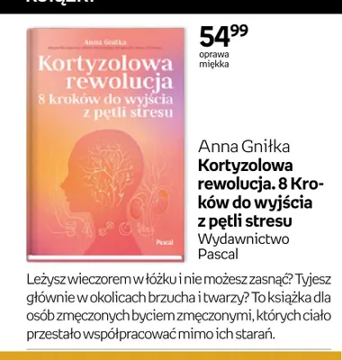 Książka Kortyzolowa rewolucja. 8 kroków do wyjścia z pętli stresu promocja w Empik