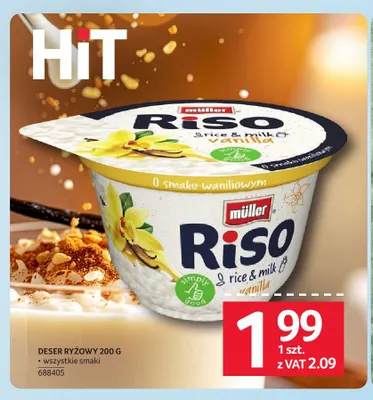 Deser ryżowy Müller Riso promocja w Selgros
