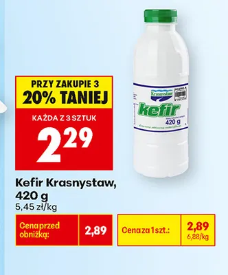 Kefir Krasnystaw promocja w Biedronka