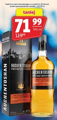 Whisky Auchentoshan promocja w Prim Market