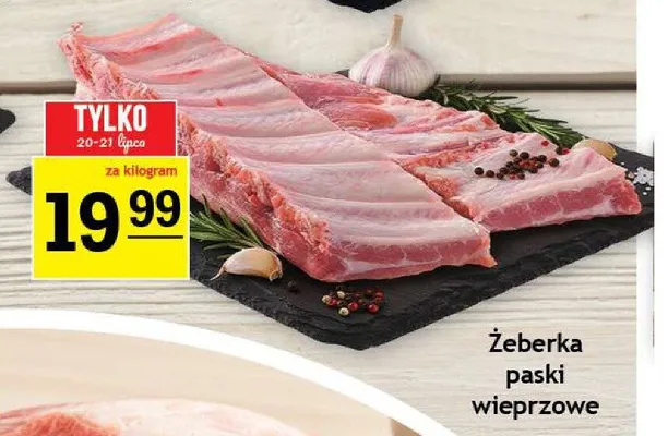 Żeberka paski wieprzowe promocja w Gram Market