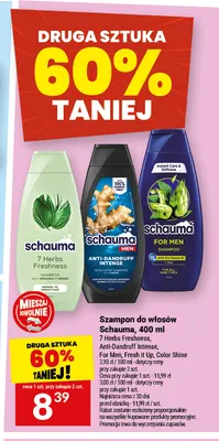 Szampon do włosów Schauma 7 Herbs Freshness promocja w Twój Market