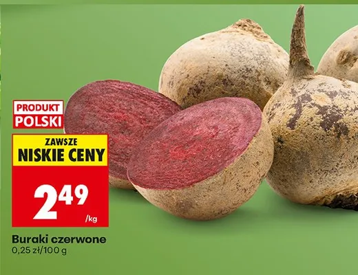 Buraki czerwone promocja w Biedronka