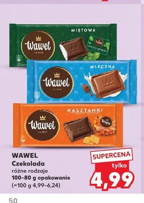 Czekolada Wawel Mleczna promocja w Kaufland
