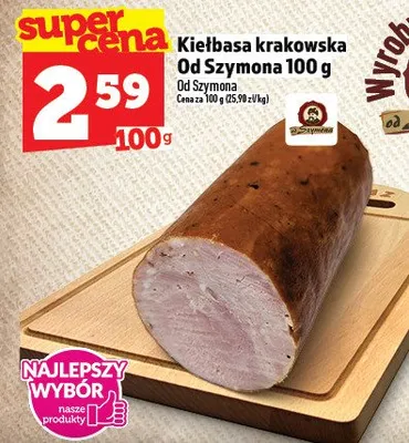 Kiełbasa krakowska Od Szymona promocja w TOPAZ