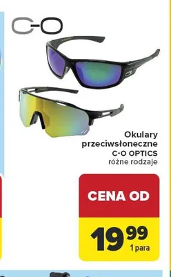 Okulary przeciwsłoneczne C-O OPTICS promocja w Carrefour