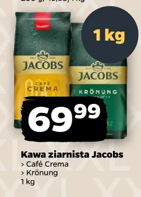 Kawa ziarnista Jacobs Krönung promocja w Netto