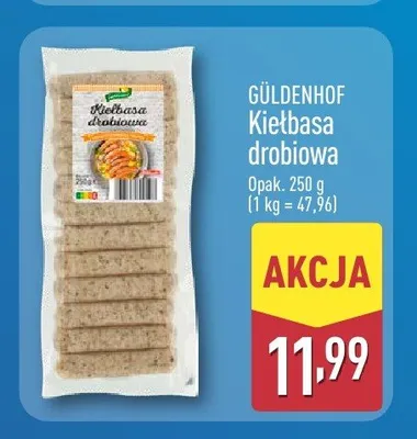 Kiełbasa drobiowa Güldenhof promocja w Aldi