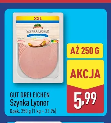 Szynka Lyoner Gut Drei Eichen promocja w Aldi