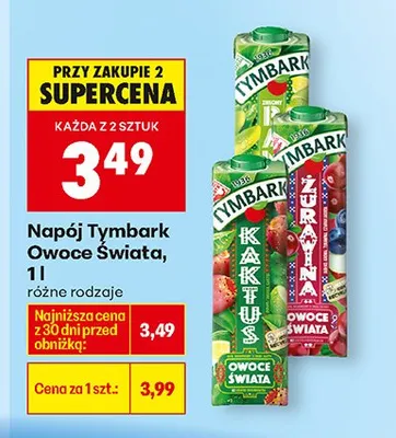Napój Owoce Świata promocja w Biedronka