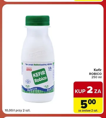 Kefir Robico promocja w Carrefour Market