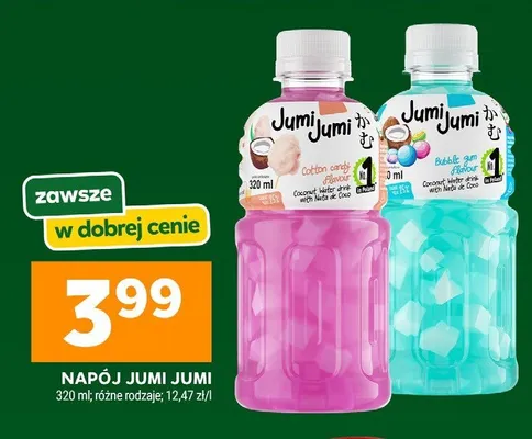 Napój Jumi Jumi Cotton candy flavour promocja w Stokrotka