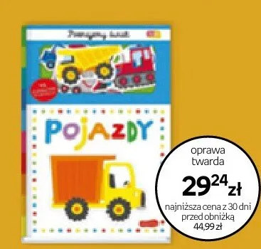 Książka Pojazdy oprawa twarda promocja w Empik
