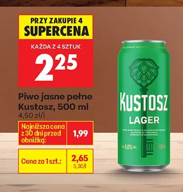 Piwo promocja w Biedronka