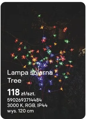 Lampa solarna Tree promocja w Castorama