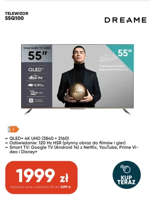 Telewizor Dreame 55Q100 promocja w Max Elektro