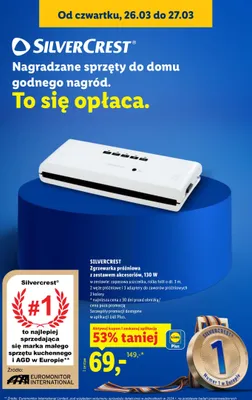 Zgrzewarka próżniowa z zestawem akcesoriów promocja w Lidl