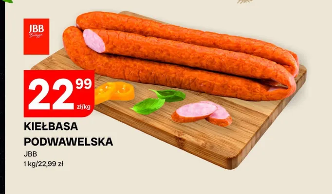 Kiełbasa Podwawelska JBB promocja w Chorten