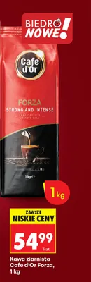 Kawa ziarnista Forza strong & intense, 1 kg promocja w Biedronka