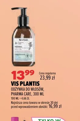 Odżywka do włosów Pharma Care Vis Plantis promocja w Drogerie Natura