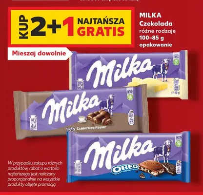 Czekolada Bubbly Cappuccino flavour Milka promocja w Kaufland