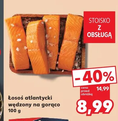 Łosoś atlantycki wędzony na gorąco promocja w Kaufland