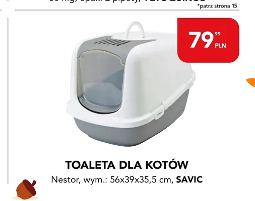 Toaleta dla kotów Nestor 56x39x35,5 cm Savic promocja w Aquael zoo