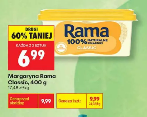 Margaryna Rama Classic promocja w Biedronka