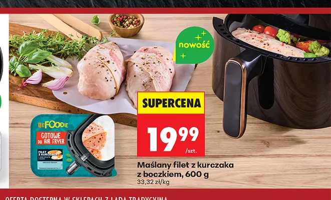 Maślany filet z kurczaka z boczkiem BeFoodie promocja w Biedronka