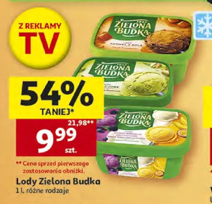 Lody różne rodzaje promocja w Auchan